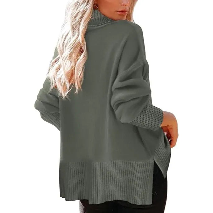 Women's Cowl Neck Tunic Sweater