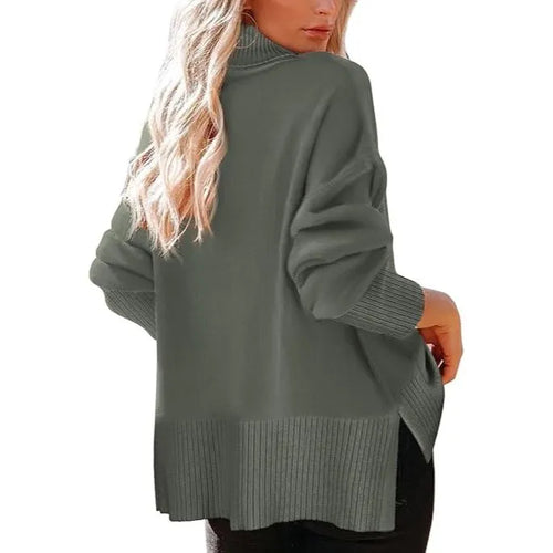 Women's Cowl Neck Tunic Sweater